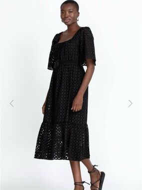 Johnny Was Jade Misty Midi Dress in  Black size small